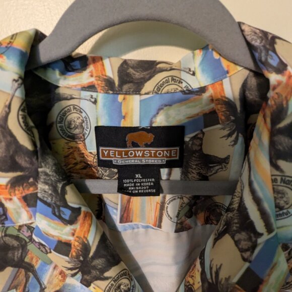 Yellowstone General Store Hawaiian style shirt men's XL - Picture 4 of 5